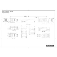 Vodaview HDMIケーブル 20m HDMI[オス] - HDMI[オス] ブラック VV-HDMI200AA-28-B