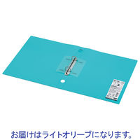 コクヨ リングファイル ＜NEOS＞ A4タテ 180枚とじ ライトオリーブ 1セット(10冊) フ-420NG