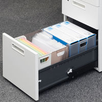 ナカバヤシ ファイルボックス オフホワイト A4ヨコ 5個