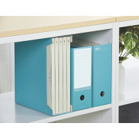 コクヨ　ファイルボックス　＜NEOS＞　A4ヨコ　背幅102mm　ブラック　A4-NELF-D　1セット（4冊）