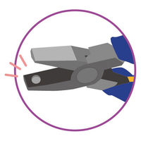 シンリョウ 錠剤ペンチ 177810 1個 ※2024年9月中旬より在庫がなくなり次第、ケースの色が青に変わります。