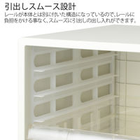 プラス レターケース A4タテ 浅型7段 仕切り板付き ホワイト 白 引き出し 4台 16116