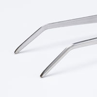 三和製作所　先曲ピンセット　44-5204　1セット（3本入）