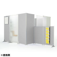 トーカイスクリーン　E-placeパネル　クロスタイプ　幅700mm高さ1105mm用　ライトグレー　1枚　（取寄品）