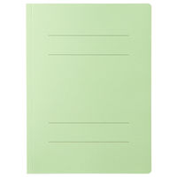 アスクル　フラットファイル　B5タテ　エコノミータイプ　10冊　グリーン　緑  オリジナル