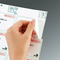 コクヨ　カラーレーザー＆インクジェット用はかどりラベル　KPC-E110-100　10面　四辺余白付　1袋（100シート入）