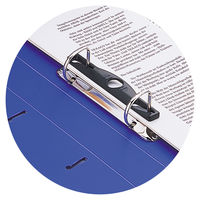 リヒトラブ　D型リングファイル　A4ヨコ　背幅46mm　青　G2236　10冊