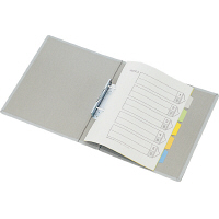 キングジム　キングファイルG（2穴）　B5タテ　とじ厚80mm　グレー　958N　1セット（3冊）