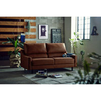 【車上渡し】RELAX FORM バフェットソファー　レザーテックス　 1P　カカオ　　１脚（直送品）