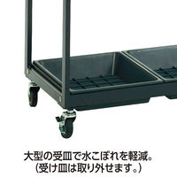 【車上渡し】テラモト　キーレス傘立　トレス（組立式）　48本立　UB-269-048-0　　［ダイヤル錠傘立て］（直送品）