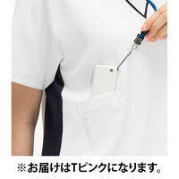 ナガイレーベン 男女兼用上衣 Tピンク L FT-4492 1枚　スクラブ