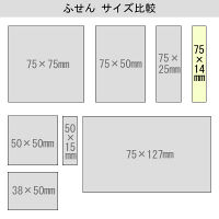 アスクル　貼ってはがせるオフィスのふせん　75×14mm　パステルカラー　4色セット　60冊（20冊×3パック）  オリジナル