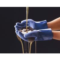 【耐油手袋】 ショーワグローブ 塩化ビニール手袋 耐油ビニローブ（裏布付） No.650 ブルー L 1双