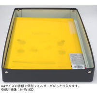 コクヨ　デスクトレー　A4ワイド　茶　トレーW10S　1個