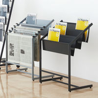 アスクル ビジネスフィット マガジンラック カーボングレー 1台 オリジナル