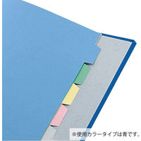 コクヨ　チューブファイル（エコ）　A4タテ　とじ厚20mm　2穴　ブルー　フーE620B　1冊