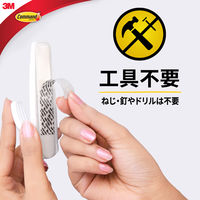 スリーエム(3M) コマンド フック 壁掛け 傷つけ ない きれいにはがせる L 耐荷重2.4kg 1パック（フック1個タブ4枚入） CMR5