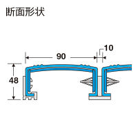 テラモト 抗菌安全スノコ 幅900×奥行400mm 木目調　1台