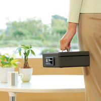 プラス 小型手提金庫 ダークグレー CB-050G DGY 1個（直送品）