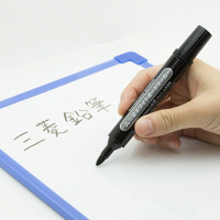 三菱鉛筆(uni)　ホワイトボードマーカー　中字丸芯　黒　PWB4M　5本