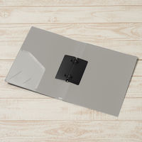 プラス 2リングファイル A4タテ 背幅29mm グレー FC-102RF GY 1冊