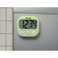 タニタ（TANITA）でか見えタイマー100分計　グリーン　キッチンタイマー　1セット（5個：1個×5）