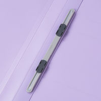 アスクル フラットファイル PP製 A4タテ 厚とじ 背幅28mm FF-P2S バイオレット（紫） 60冊 オリジナル