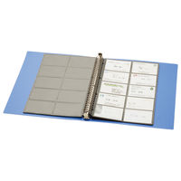 キングジム ショットドックス 名刺ホルダー台紙 A4タテ 1パック10枚入 36SDD 100枚（10枚入×10袋）