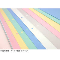 コクヨ カラー仕切カード（ファイル用） A3ヨコ 2穴 5山見出し 1袋（10組） シキ-95