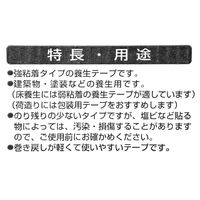 現場のチカラ 貼ってはがせる養生テープ 無包装 若葉色 幅50mm×長さ50m 寺岡製作所 1箱（30巻入）  オリジナル