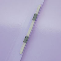 フラットファイル　PPラミネート　A4ヨコ　10冊　バイオレット　アスクル  オリジナル