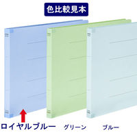 フラットファイル　背補強　A4ヨコ　30冊　ロイヤルブルー　アスクル  オリジナル