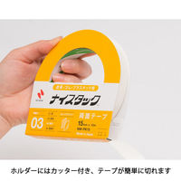 ニチバン 両面テープ ナイスタック 皮革・ゴム・プラスチック用 幅15mm×15m NW-PK15