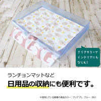 セキセイ　デスクトレー　A3ヨコ型　ブルー　SSS-1485