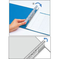 コクヨ　データバインダーT　28mmとじ　縦8.5×横12　17穴　約280枚収容　青　EBT-1712