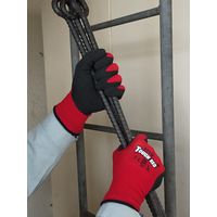 【天然ゴム背抜き手袋】 アトム タフレッド 1470 L 1双