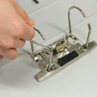 レバー式アーチファイル　A4タテ　背幅80mm　10冊　グリーン　SGLAF8GR　ハピラ