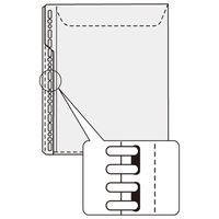 キングジム　多穴ホルダー封筒タイプ（マチ付き）　Ａ４タテ　２／４／３０穴　乳白　１パック１０枚入枚入　７６２Ｐ-１０ニユ　１００枚（１０枚入×１０袋）