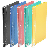 プラス　クリアーファイル　10P　FC101EN　青　FC-101EN　BL　（直送品）