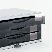 プラス　鍵付レターケース　SI　LC-203JK　（直送品）