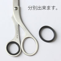 プラス ステンレスハサミ SCー185TR ブラック SC-185TR BK 1個