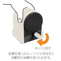 プラス　W・P鉛筆削り　白　WP-130N　WH　（直送品）