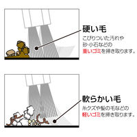 テラモト ＥＸミックスブルーム　伸縮柄 幅30cm 屋内用ほうき   箒 CL8209215　1本