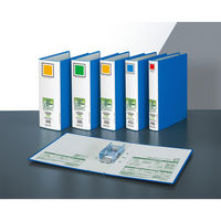 コクヨ　チューブファイル　エコツインR（間伐材使用）　A4タテ　とじ厚30mm　青　両開きパイプ式ファイル　フ-RTK630NB　1冊