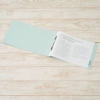 プラス　フラットファイル厚とじ500　A4ヨコ　ブルー　No.022SW（87995）　1袋(10冊入)