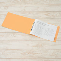 プラス　フラットファイル厚とじ500　A4ヨコ　イエロー　No.022SW（87997）　1袋(10冊入)