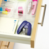 プラス 針なしホッチキス ペーパークリンチ 6枚とじ ブルー 青 3個 SL106N 31124