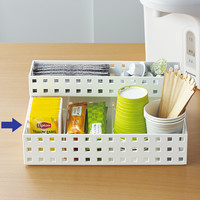 Like-it（ライクイット） ブリックス 280ワイドM ホワイト 9026 1セット（5個：1個×5） 吉川国工業所