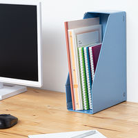 コクヨ ファイルボックス E&S ブルー フーE455B 1セット(10冊:5冊入×2袋)