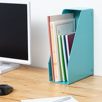 コクヨ ファイルボックス縦・横用 A4 収容幅94mm 緑 フーE455G 1セット(10冊:5冊入×2袋)